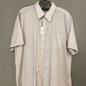 NWT Falcon Bay Comfort Collar 18.5 Big Shirt Grey